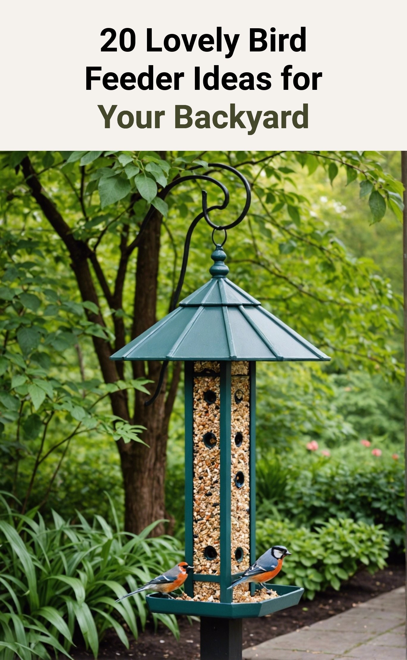 20 Lovely Bird Feeder Ideas for Your Backyard