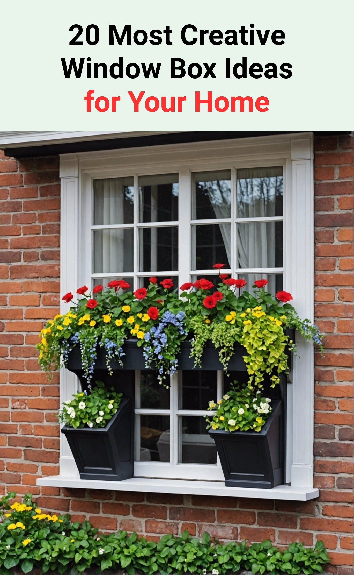 20 Most Creative Window Box Ideas for Your Home