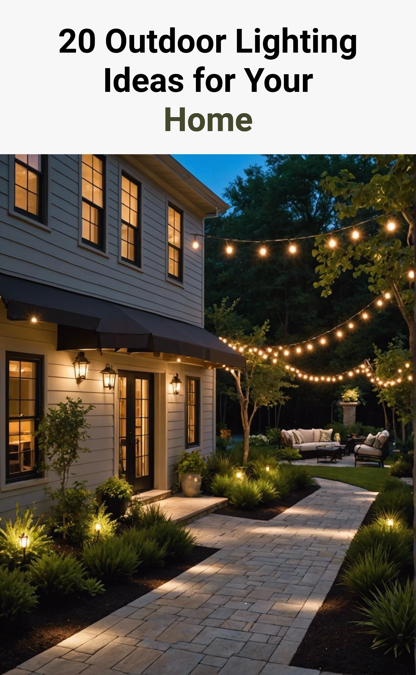 20 Outdoor Lighting Ideas for Your Home