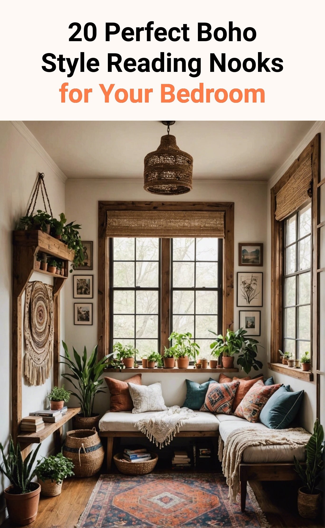 20 Perfect Boho Style Reading Nooks for Your Bedroom