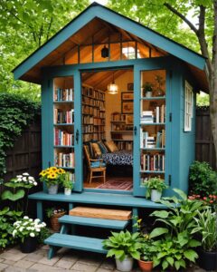 20 Perfect She Shed Ideas for Book Lovers