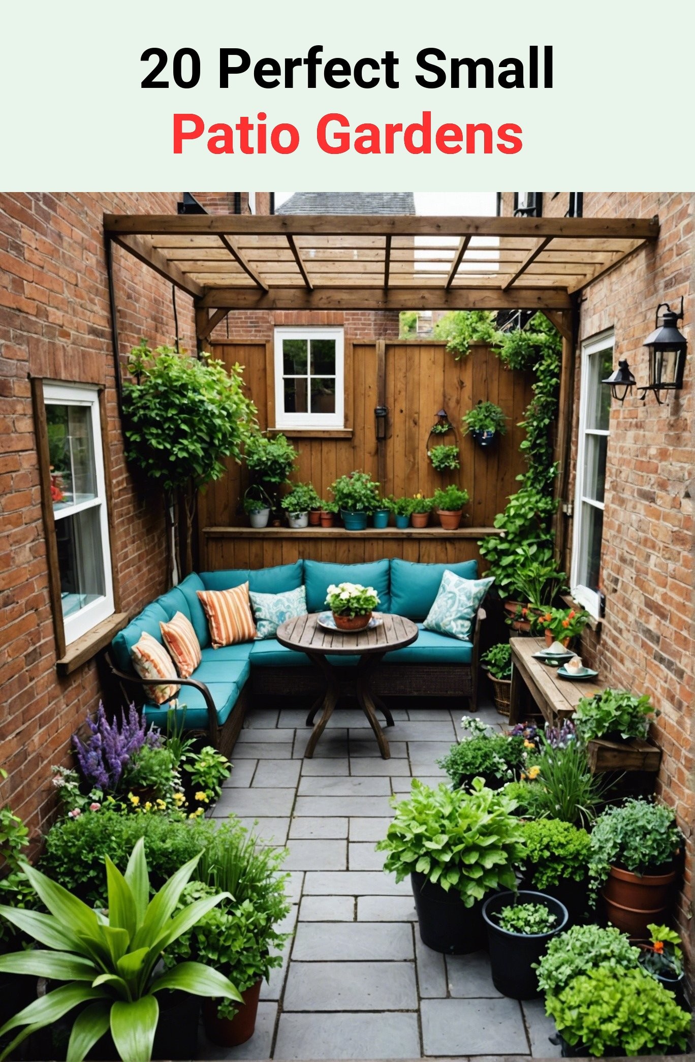 20 Perfect Small Patio Gardens