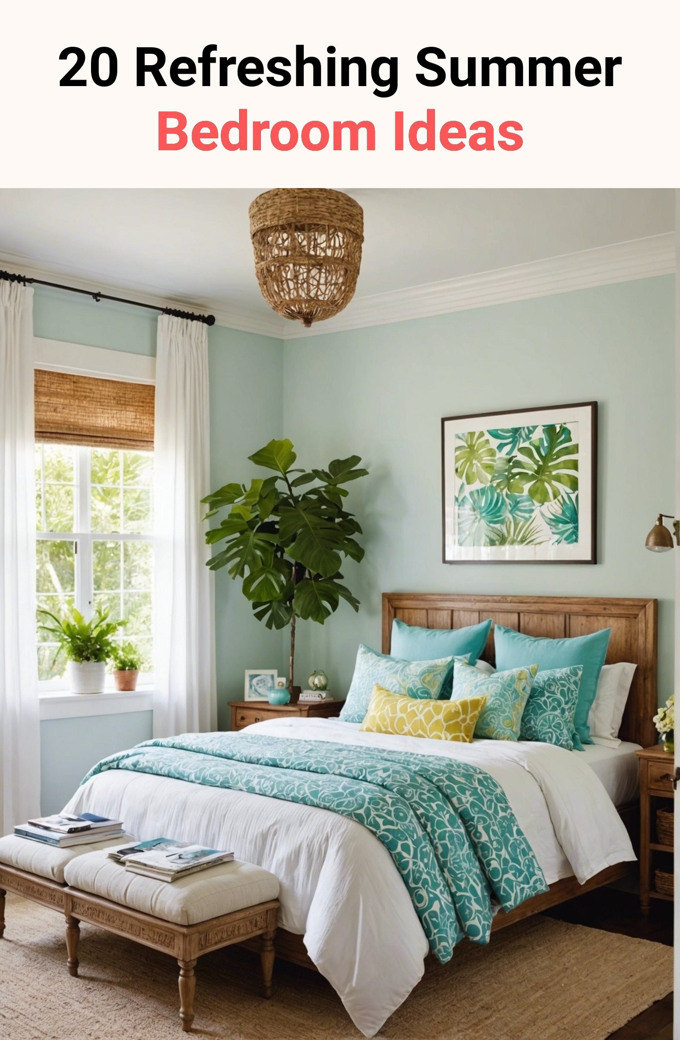 20 Refreshing Summer Bedroom Ideas