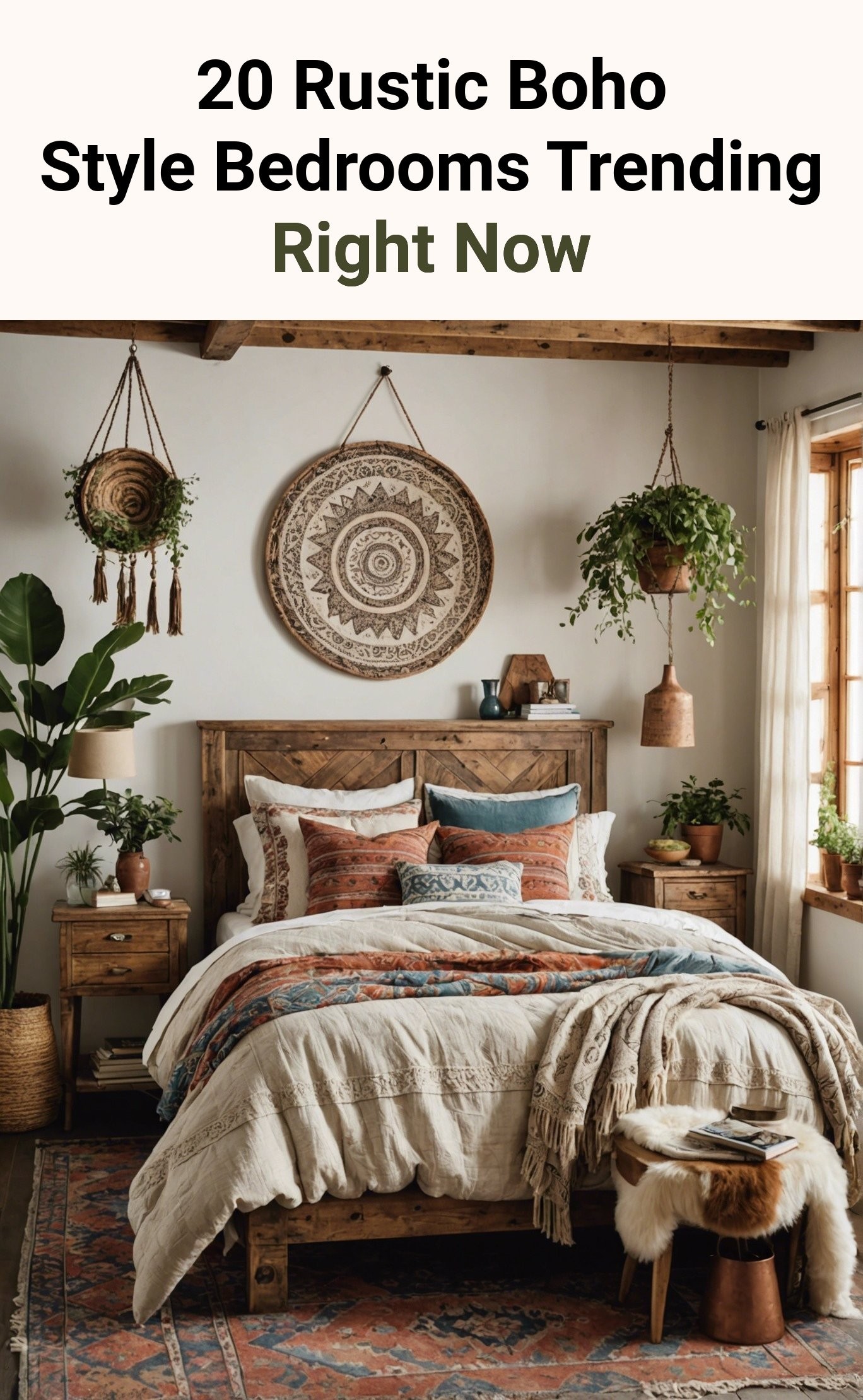 20 Rustic Boho Style Bedrooms Trending Right Now