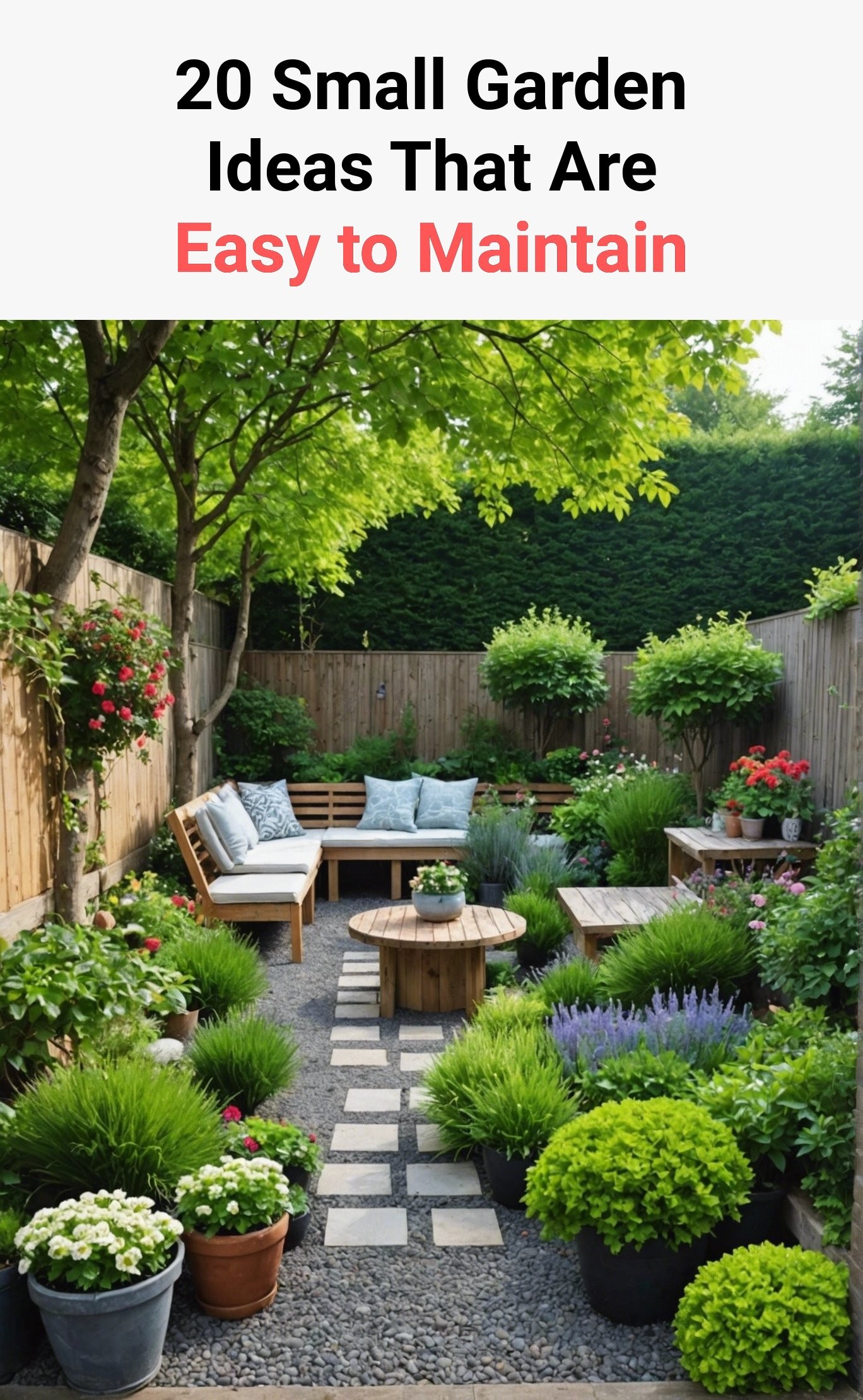 20 Small Garden Ideas That Are Easy to Maintain