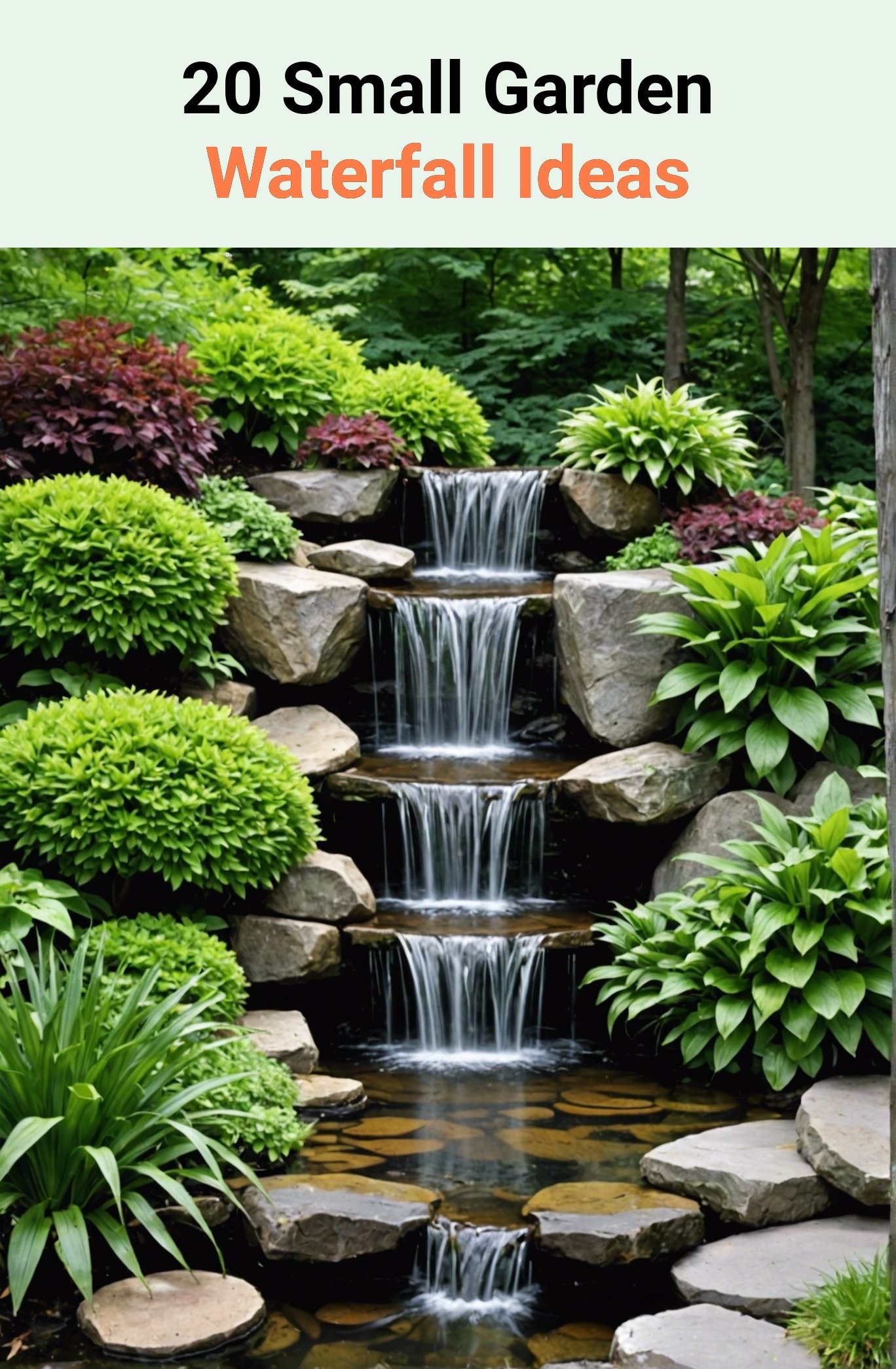 20 Small Garden Waterfall Ideas