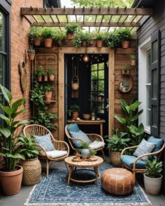 20 Small Patios for Your Boho Style House