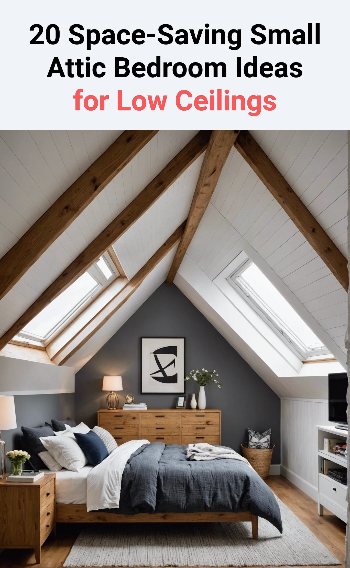 20 Space-Saving Small Attic Bedroom Ideas for Low Ceilings