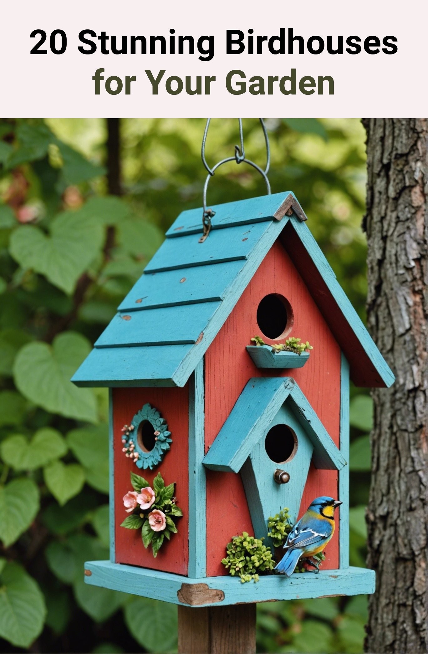 20 Stunning Birdhouses for Your Garden