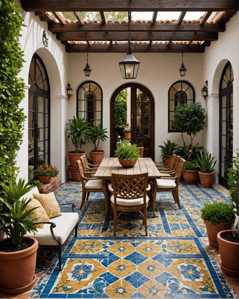 20 Stunning Mediterranean Patio Tiles to Consider