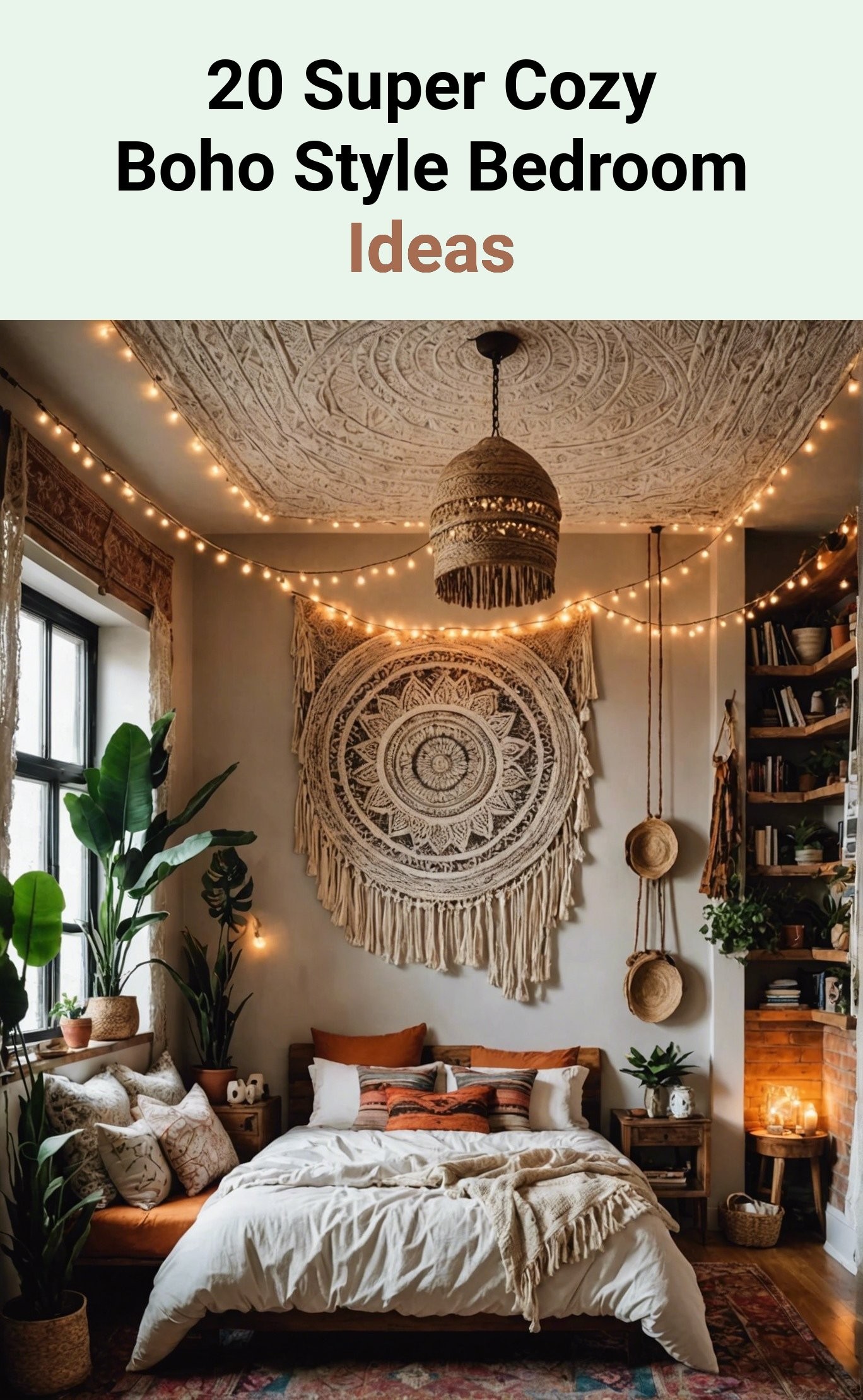 20 Super Cozy Boho Style Bedroom Ideas