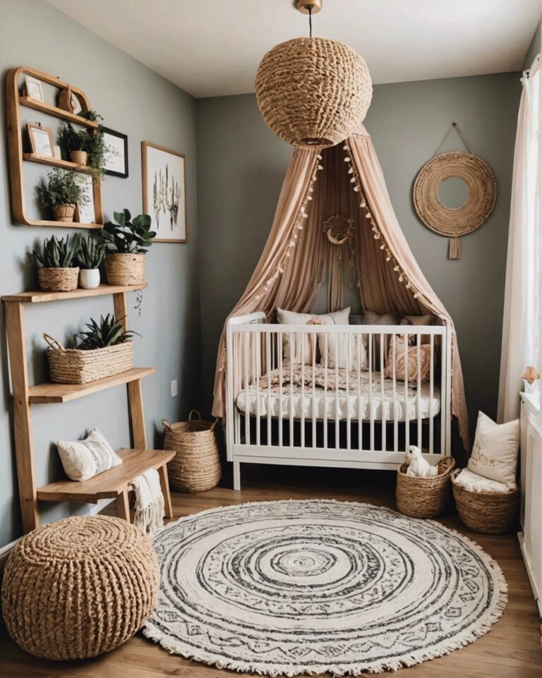 20 Super Cute Boho Style Ideas For Your Nursery Bedroom