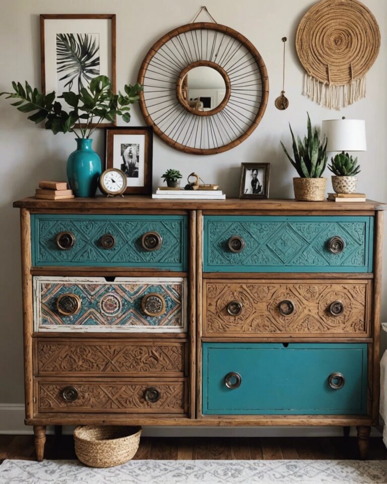 20 Way to Decorate Your Bedroom Dresser, Boho Style