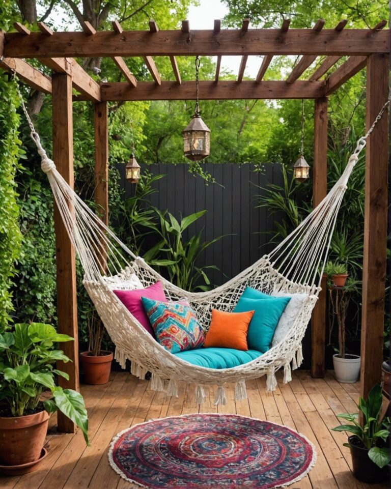 20 Wonderful Boho Style Hammock Ideas for your backyard