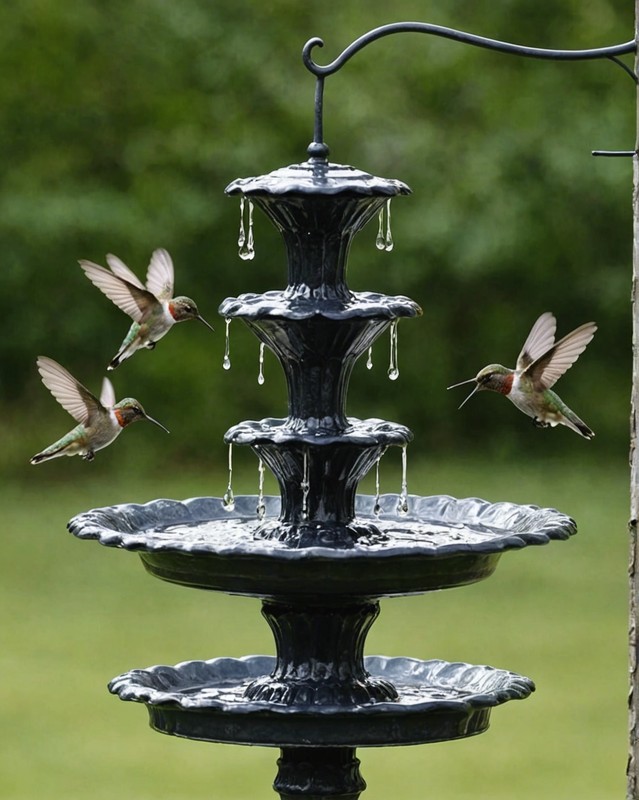 A Bird Bath Hummingbird Feeder