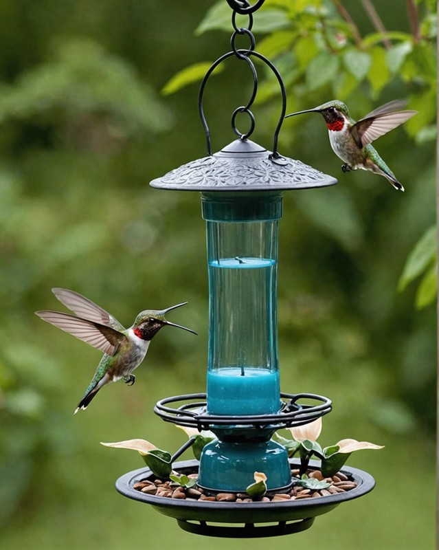 A Candle Holder Hummingbird Feeder