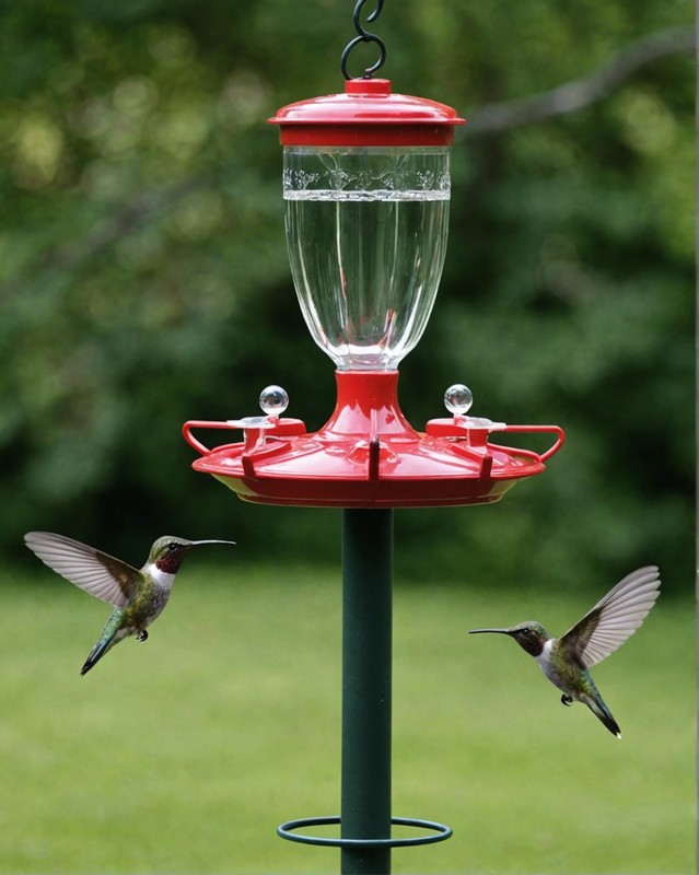 A Hummingbird Feeder Stand
