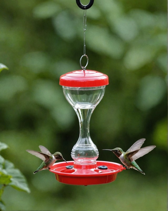 A Mini Plastic Cup Hummingbird Feeder