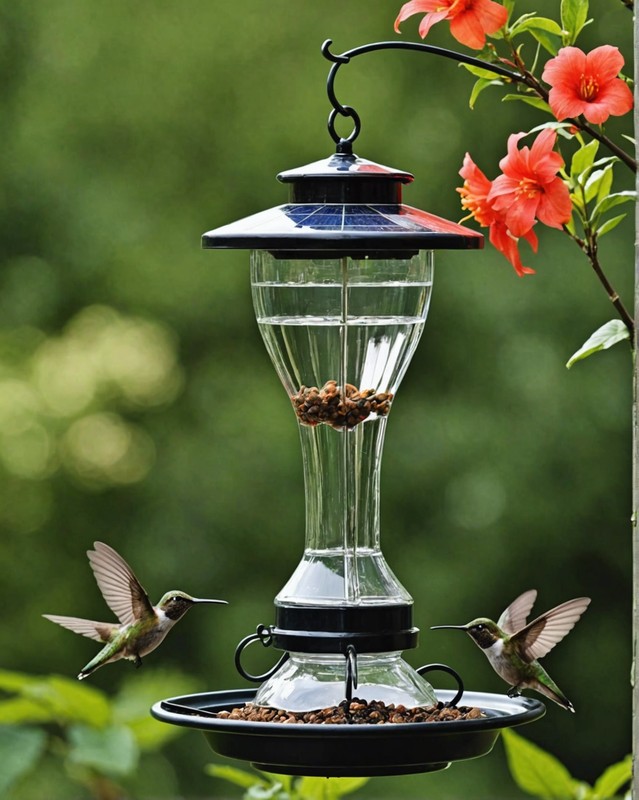A Solar-Powered Hummingbird Feeder