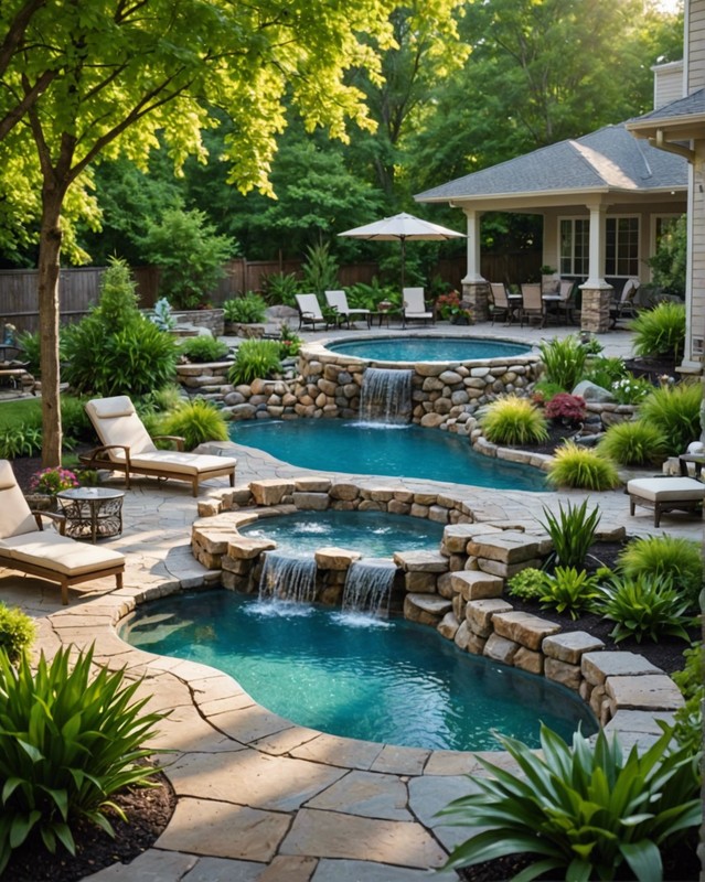 Above-Ground Pool Waterfall