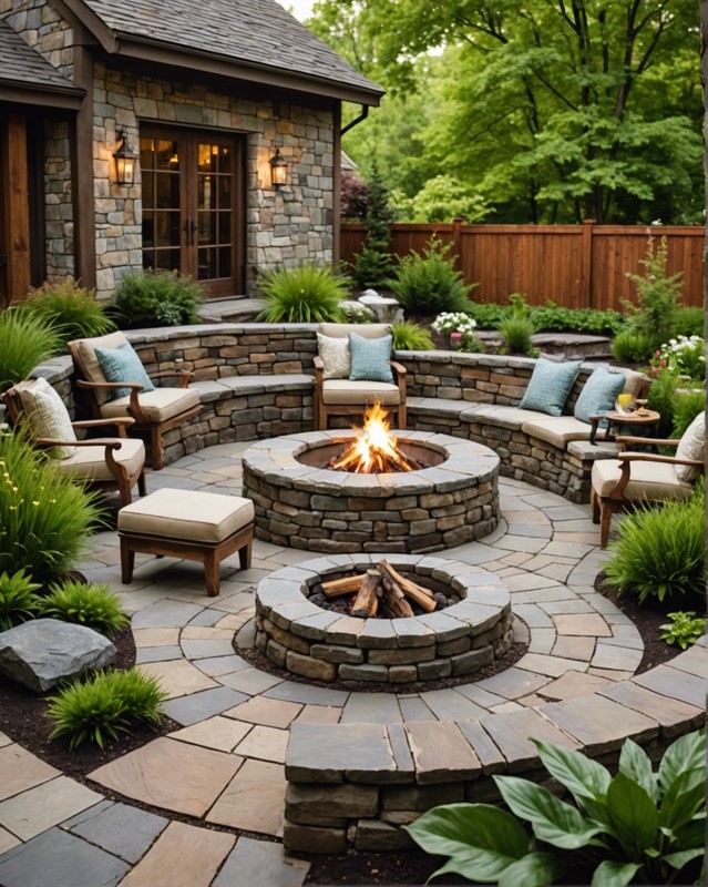 Add a Touch of Rustic Charm with Stone Fire Pits