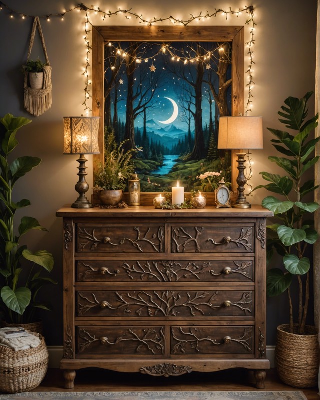 Add a touch of whimsy with fairy lights or twinkle lights