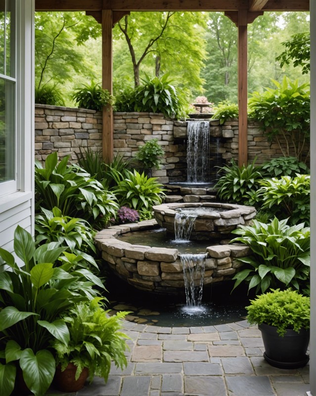 Add a Water Feature for a Serene Ambiance