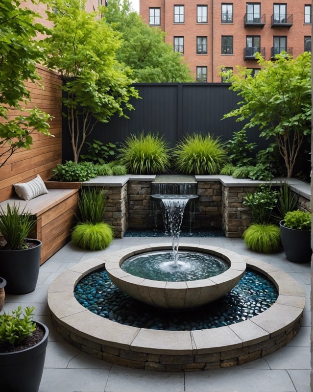 Add a water feature for tranquility