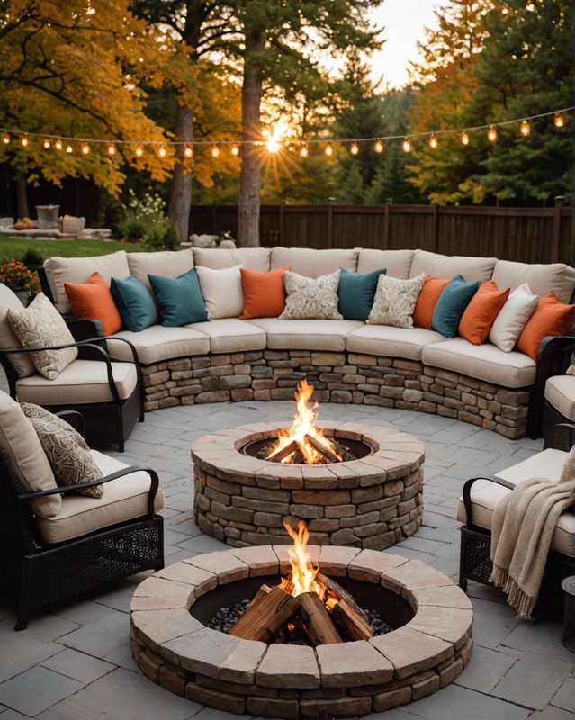 Add Comfort with Fire Pit Blankets and Pillows