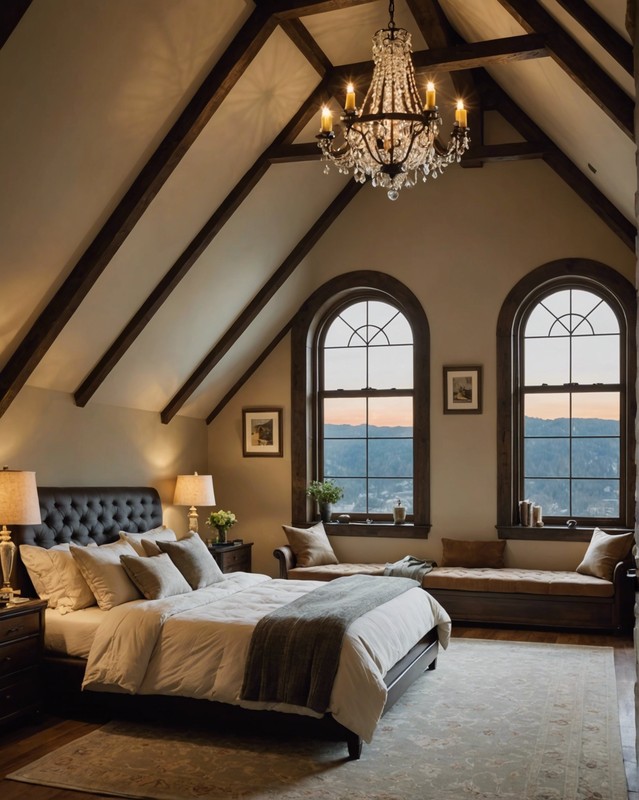 Attic Bedrooms with Vaulted Ceilings