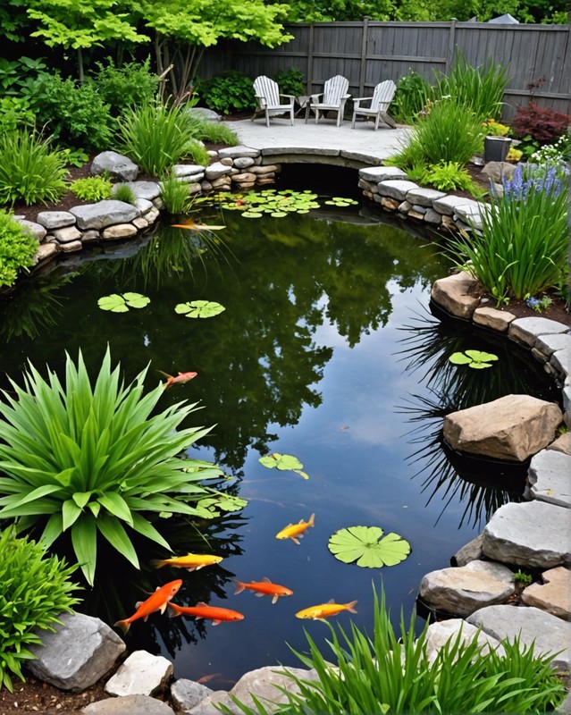 Biotope Pond that mimics a specific aquatic ecosystem