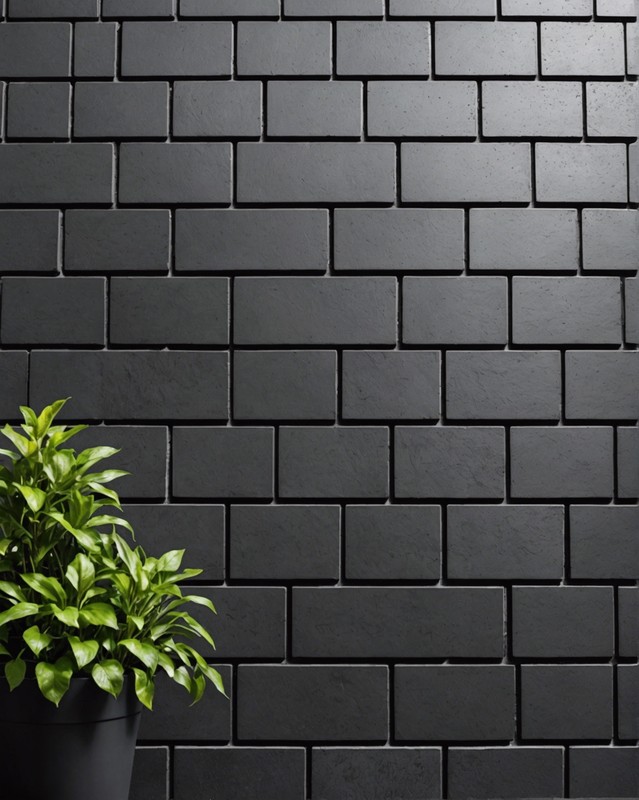 Black Brick Tiles
