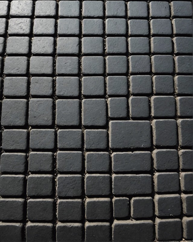 Black Cobblestone Tiles