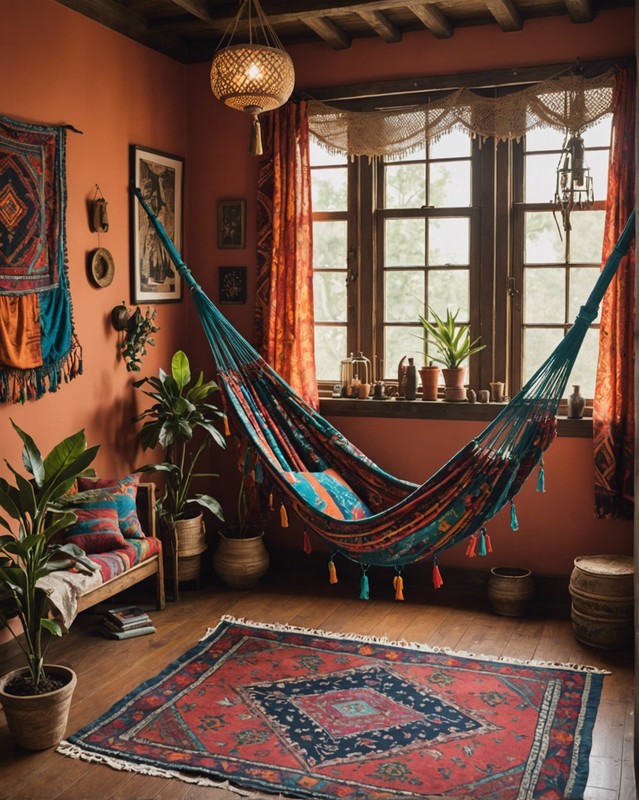Bohemian Boudoir: Style Your Hammock with Ethnic Textiles and Patterns