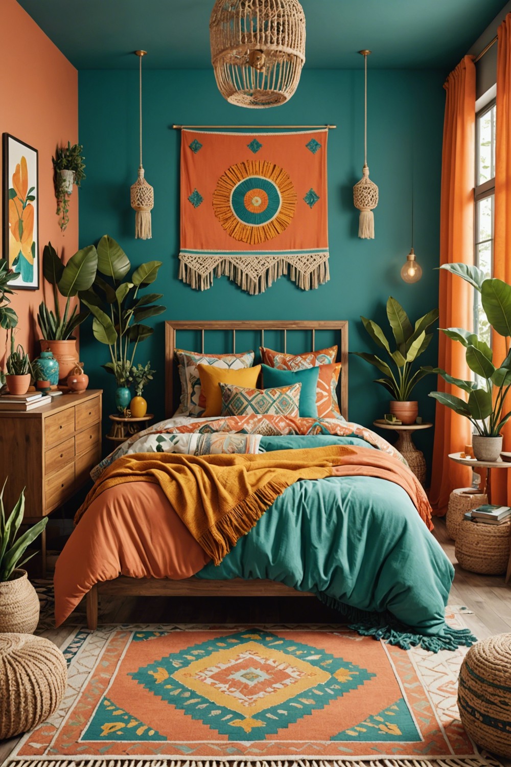 Bold, Color-Blocked Accents
