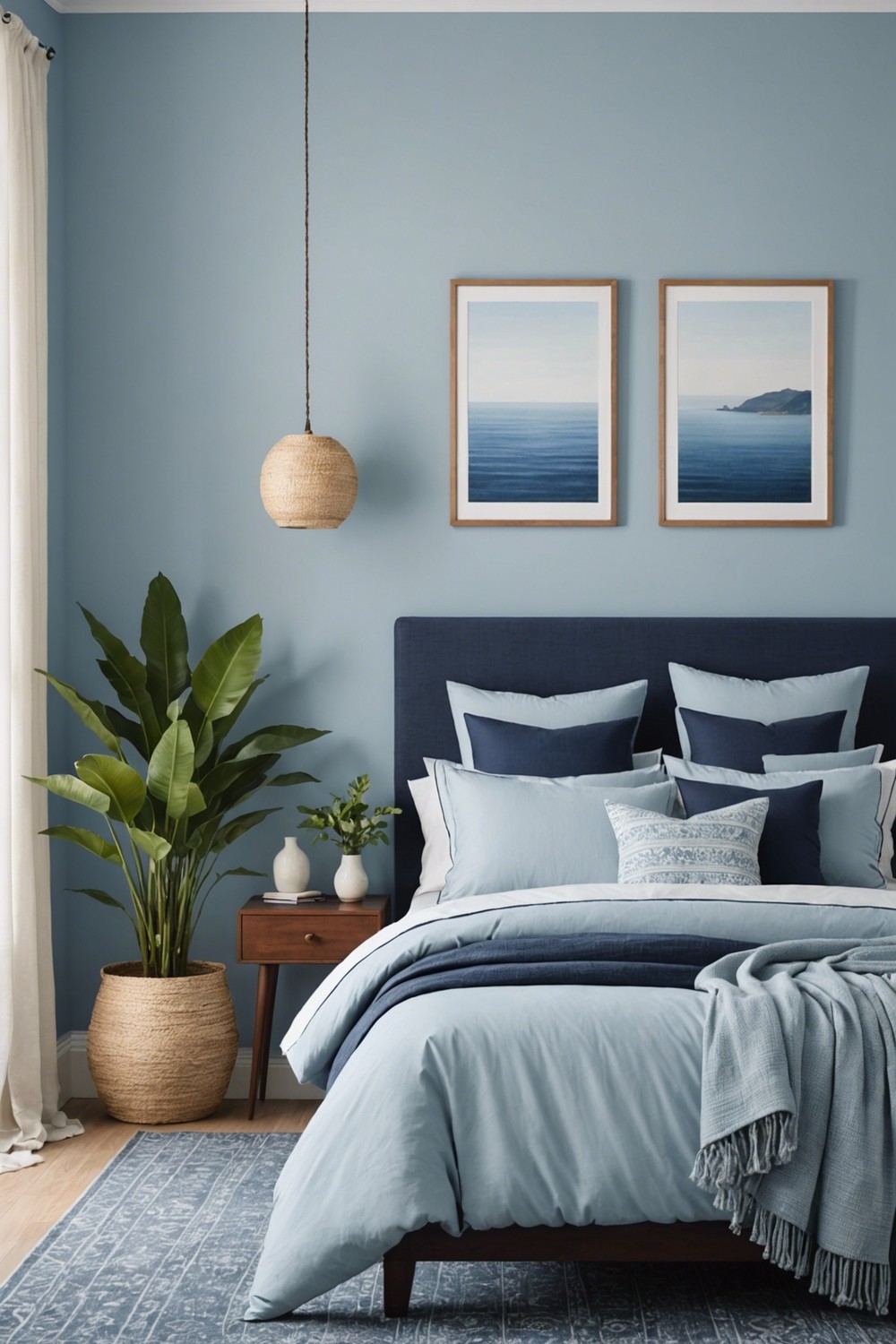 Bring in the Blues with Calming Colors