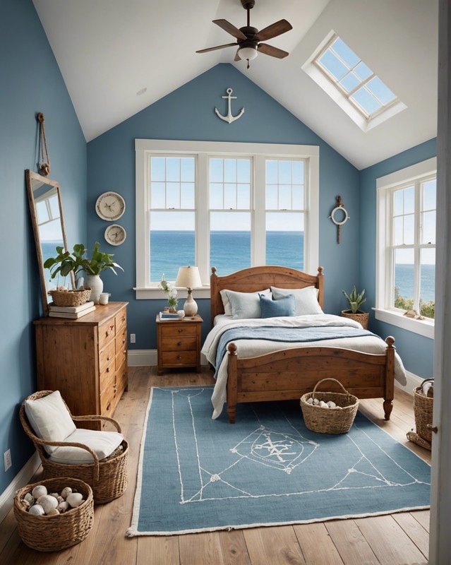 Coastal-Inspired Attic Bedrooms
