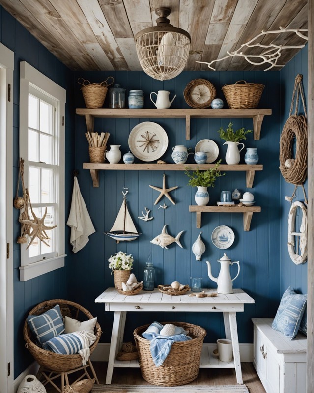 Coastal Cottage with Driftwood Accents