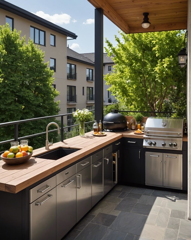 Create an outdoor kitchen