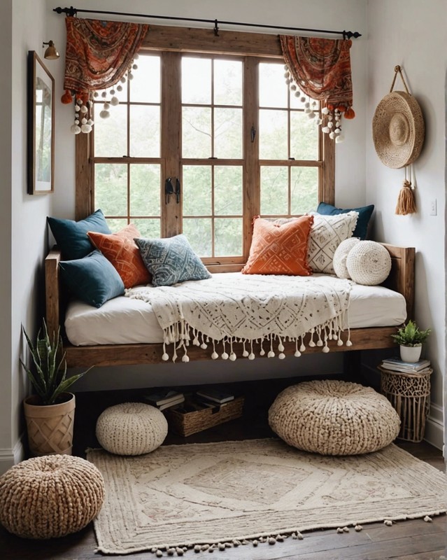 Daybed with Pompom Pillows