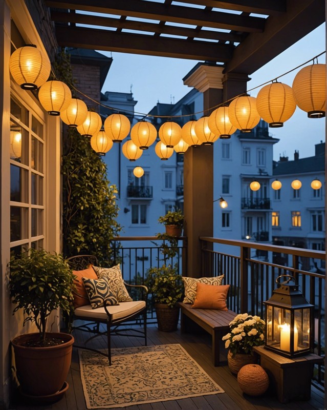 Decorate with lanterns
