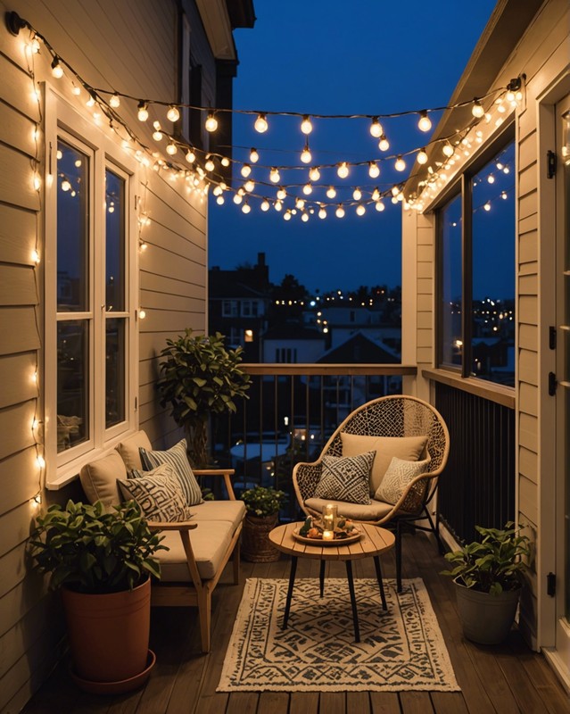 Decorate with string lights