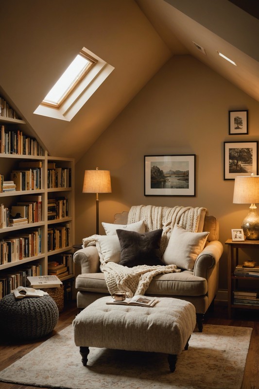 Design a Cozy Reading Nook to Create a Sense of Intimacy