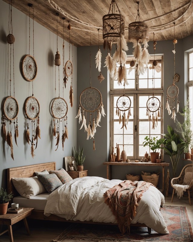 Display Dreamcatchers and Wind Chimes