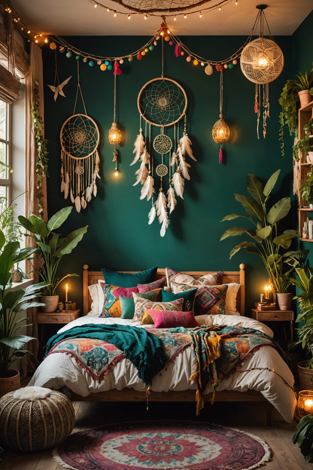 Dreamcatchers Above The Bed