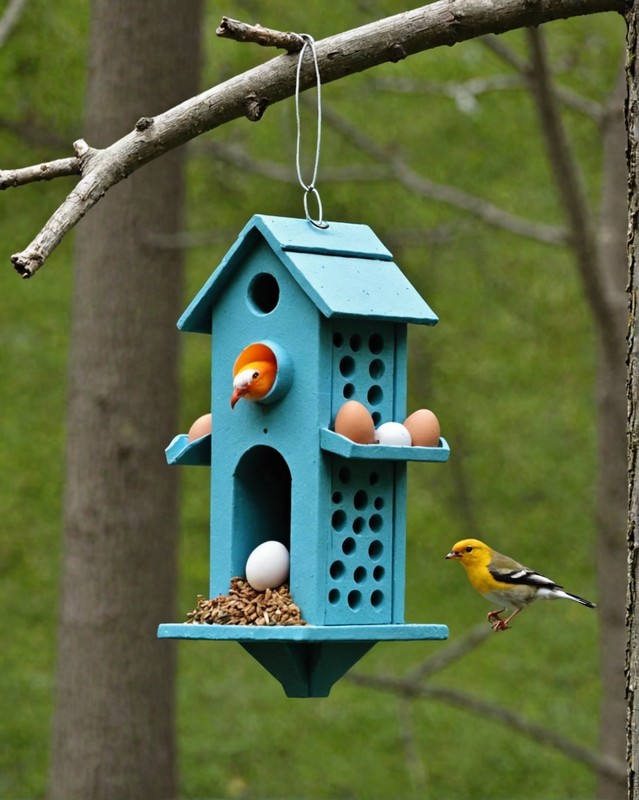 Egg Carton Bird Feeder