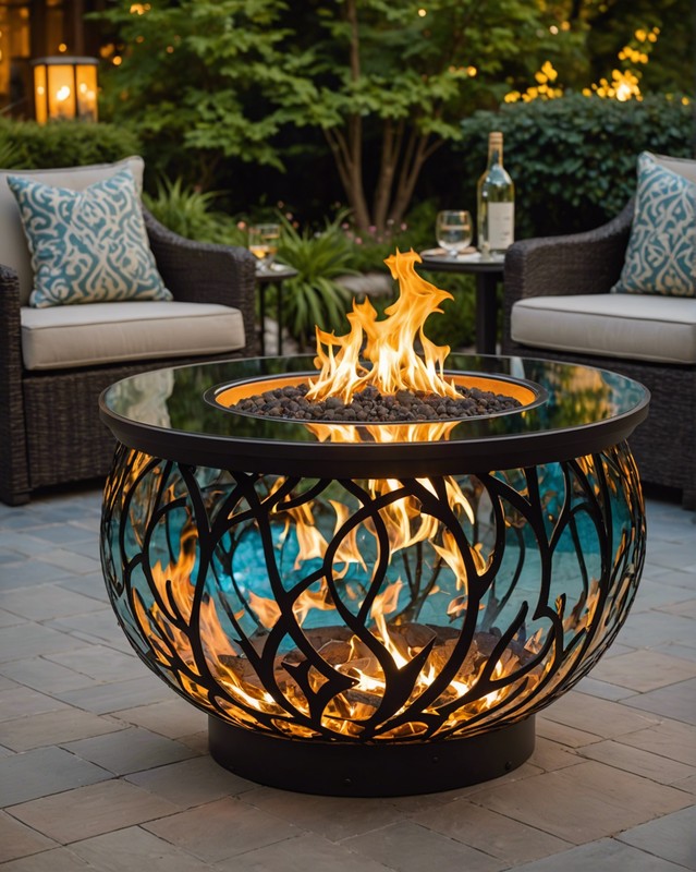 Elevate Your Decor with Glass Fire Pits