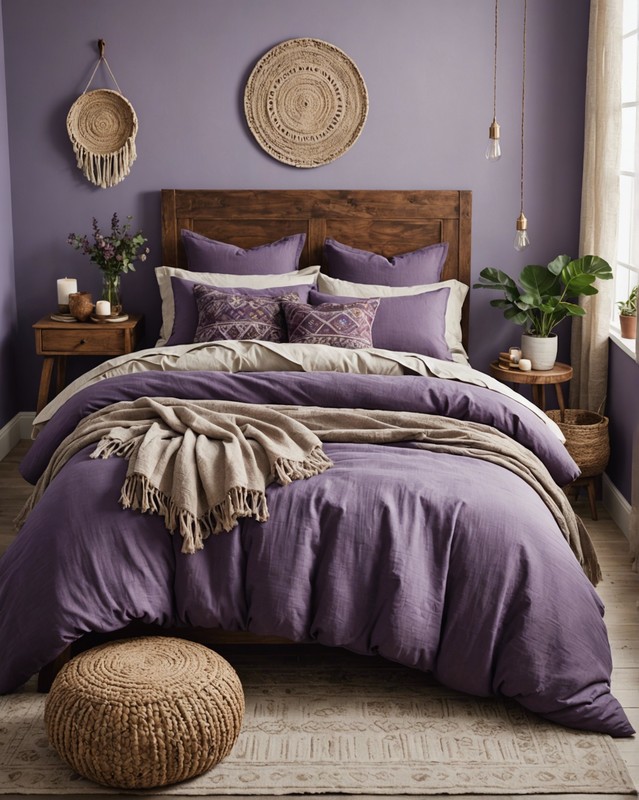 Ethically Sourced Purple Bedding