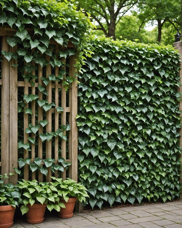 Faux Ivy Fencing