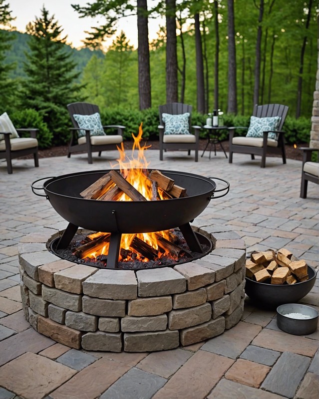 Fire Pit with Cooking Grate